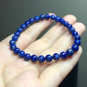 Lapis lazuli gemstone bead bracelet